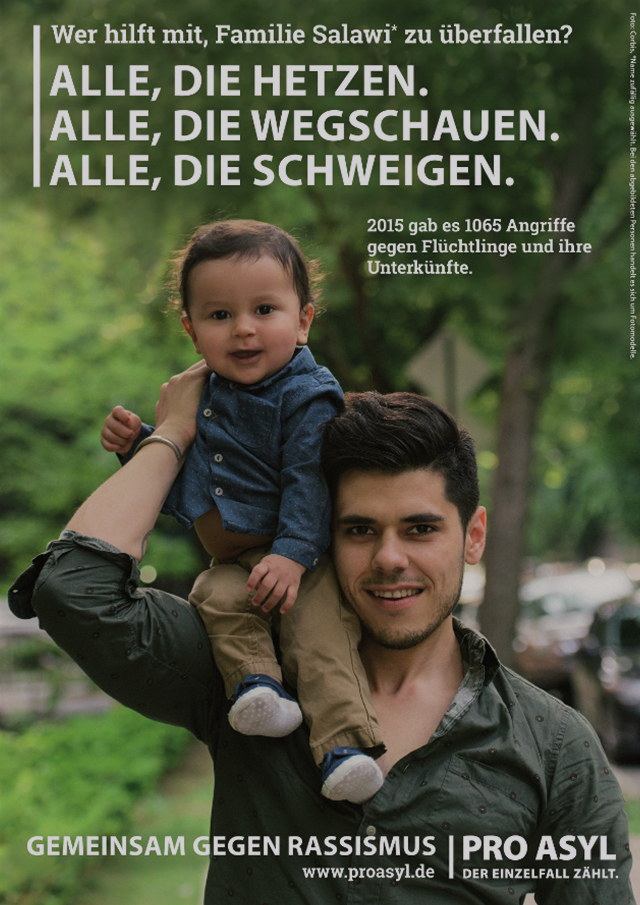 Plakat alle die hetzen