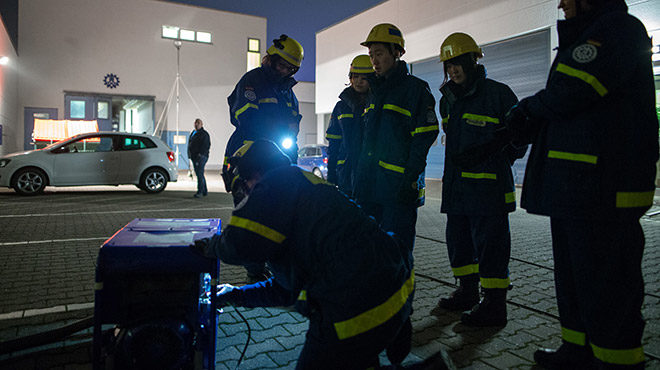 Bild: Ausbildungs- und Schulungssituation bei de Feuerwehr