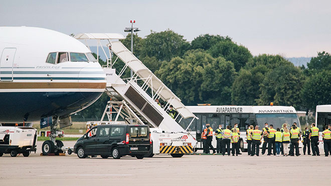 Abschiebung nach Afghanistan vom Flughafen Hannover im Juli 2021.