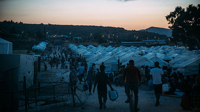 Zeltlager Moria 2 / Kara Tepe auf Lesbos