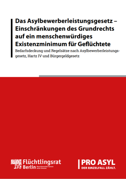Das Asylbewerberleistungsgesetz – Einschränkungen des Grundrechts auf ...